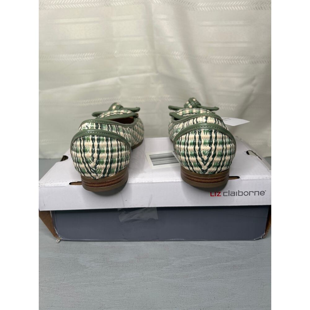 Liz Claiborne Granby Round Toe Loafers Green Multi Womens Size 5.5M - Picture 13 of 15